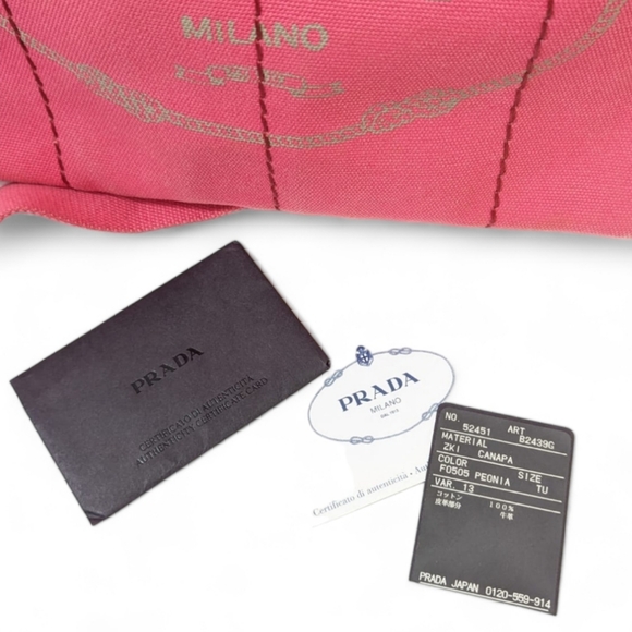 ✨️💎Authentic PRADA Canapa L Denim Tote Bag with strap - Picture 3 of 15